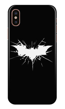 Batman Superhero Mobile Back Case for iPhone X  (Design - 119)