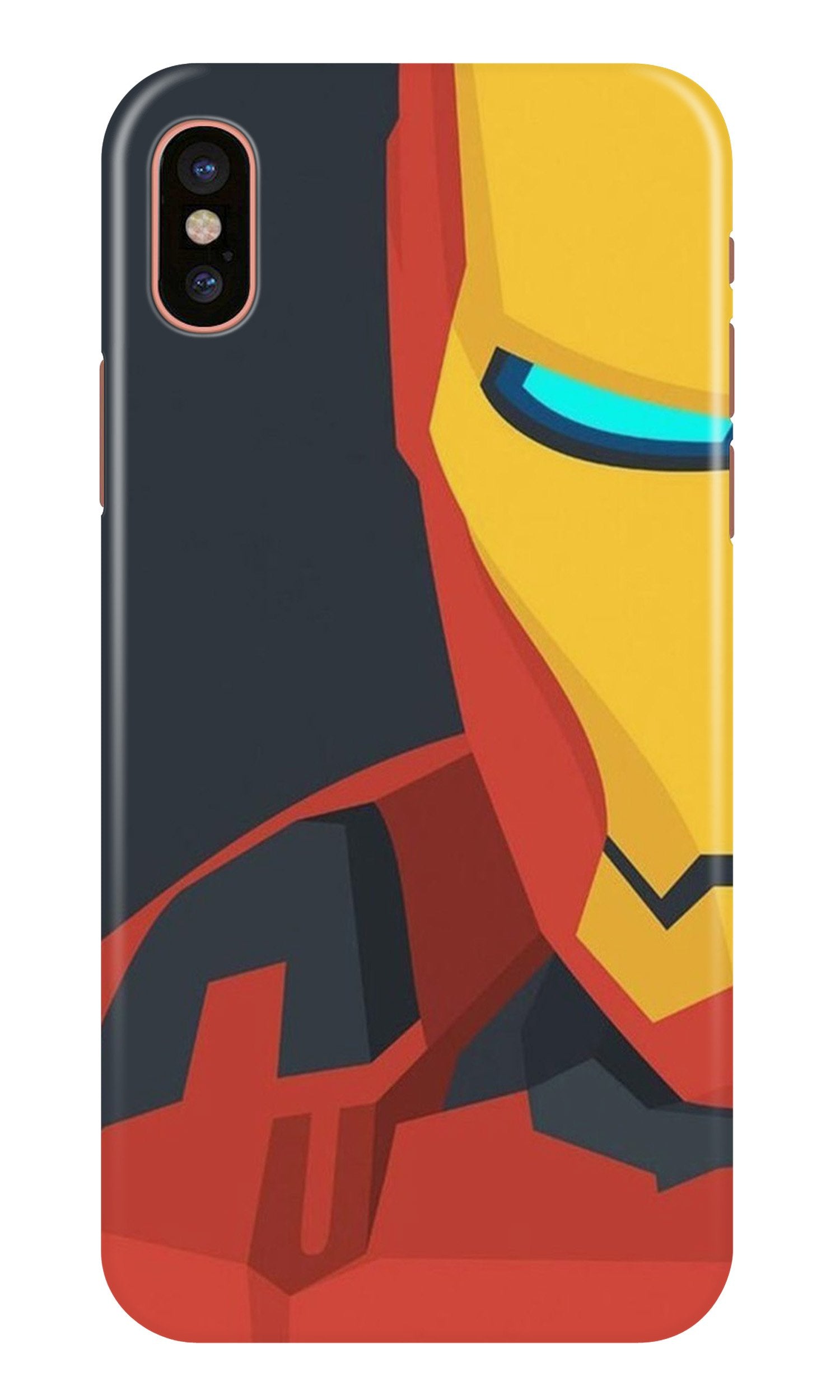Iron Man Superhero Case for iPhone X  (Design - 120)