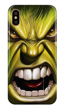 Hulk Superhero Mobile Back Case for iPhone X  (Design - 121)