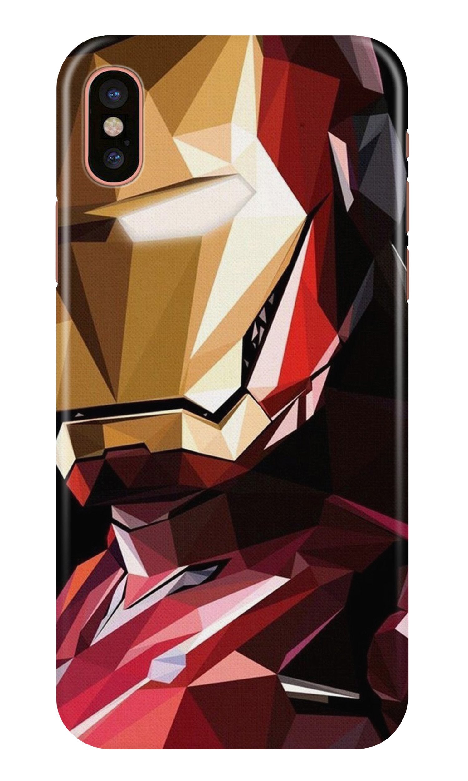 Iron Man Superhero Case for iPhone X  (Design - 122)