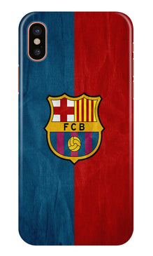 FCB Football Mobile Back Case for iPhone X  (Design - 123)