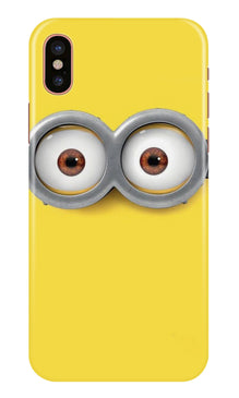 Minions Mobile Back Case for iPhone X  (Design - 128)