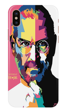 Steve Jobs Mobile Back Case for iPhone X  (Design - 132)