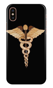 Doctor Logo Mobile Back Case for iPhone X  (Design - 134)