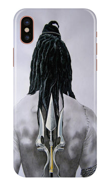 Lord Shiva Mobile Back Case for iPhone X  (Design - 135)
