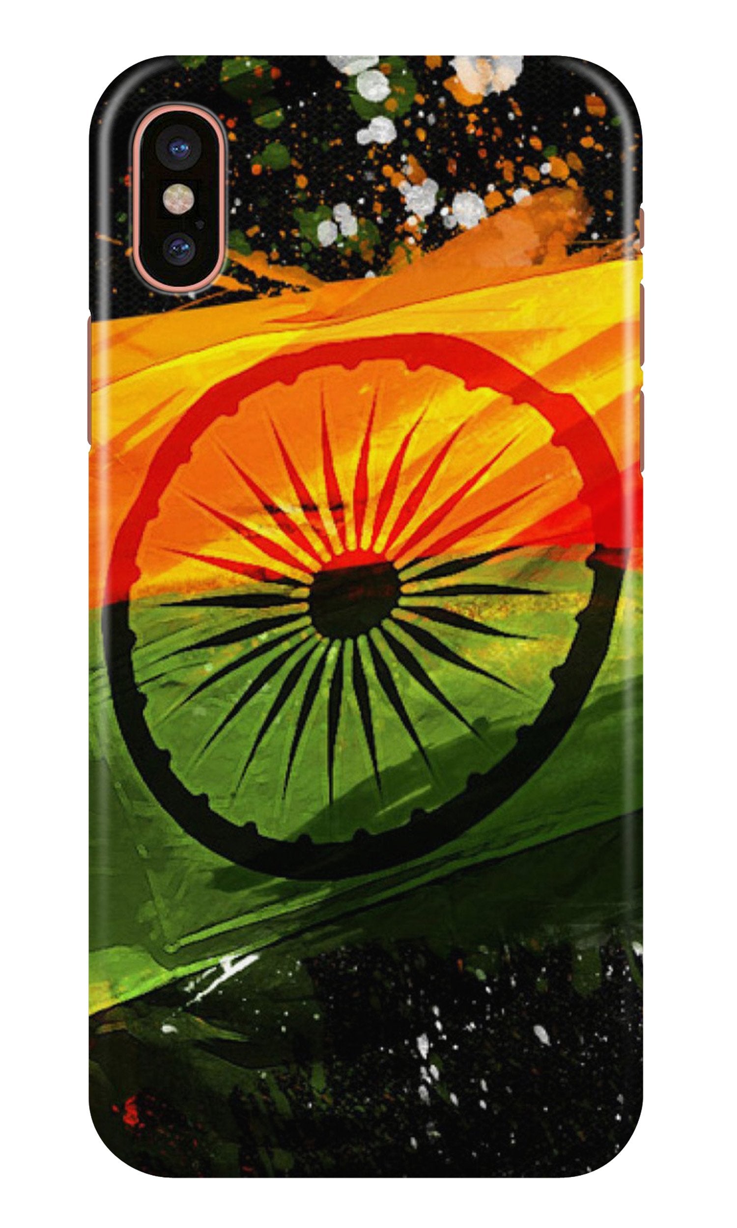 Indian Flag Case for iPhone X(Design - 137)