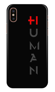 Human Mobile Back Case for iPhone X  (Design - 141)