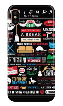Friends Mobile Back Case for iPhone X  (Design - 145)