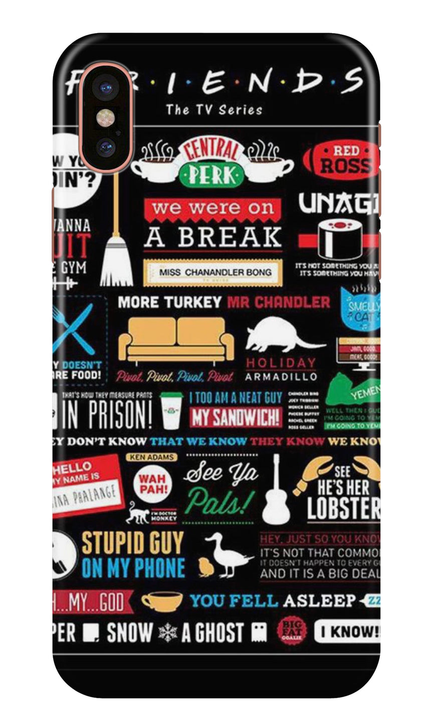 Friends Case for iPhone X  (Design - 145)