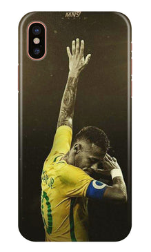 Neymar Jr Mobile Back Case for iPhone X  (Design - 168)
