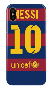 Messi Mobile Back Case for iPhone X  (Design - 172)