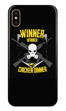 Winner Winner Chicken Dinner Mobile Back Case for iPhone X  (Design - 178)