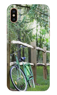 Bicycle Mobile Back Case for iPhone X (Design - 208)