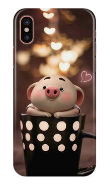 Cute Bunny Mobile Back Case for iPhone X (Design - 213)