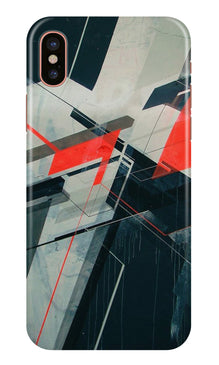 Modern Art Mobile Back Case for iPhone X (Design - 231)