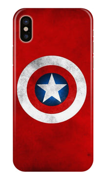 Captain America Mobile Back Case for iPhone X (Design - 249)
