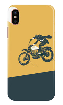 Bike Lovers Mobile Back Case for iPhone X (Design - 256)
