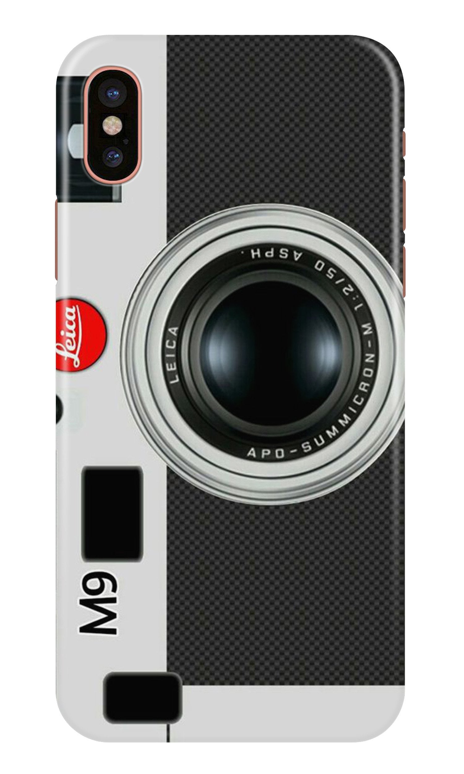 Camera Case for iPhone X (Design No. 257)