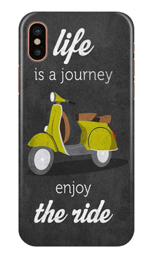 Life is a Journey Mobile Back Case for iPhone X (Design - 261)