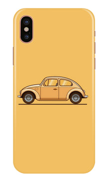 Vintage Car Mobile Back Case for iPhone X (Design - 262)