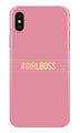 Girl Boss Pink Case for iPhone X (Design No. 263)