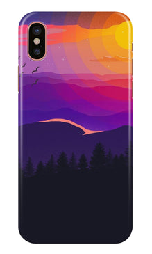 Sun Set Mobile Back Case for iPhone X (Design - 279)