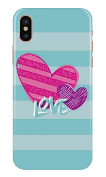 Love Mobile Back Case for iPhone X (Design - 299)