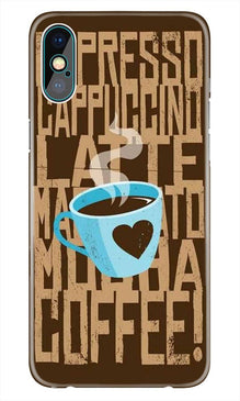 Love Coffee Mobile Back Case for iPhone X  (Design - 351)
