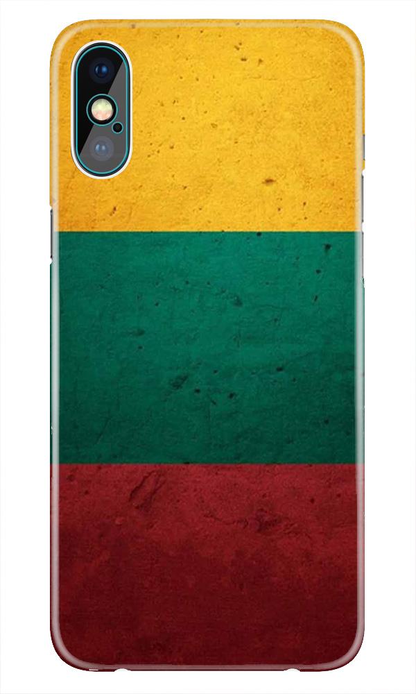 Color Pattern Mobile Back Case for iPhone X  (Design - 374)