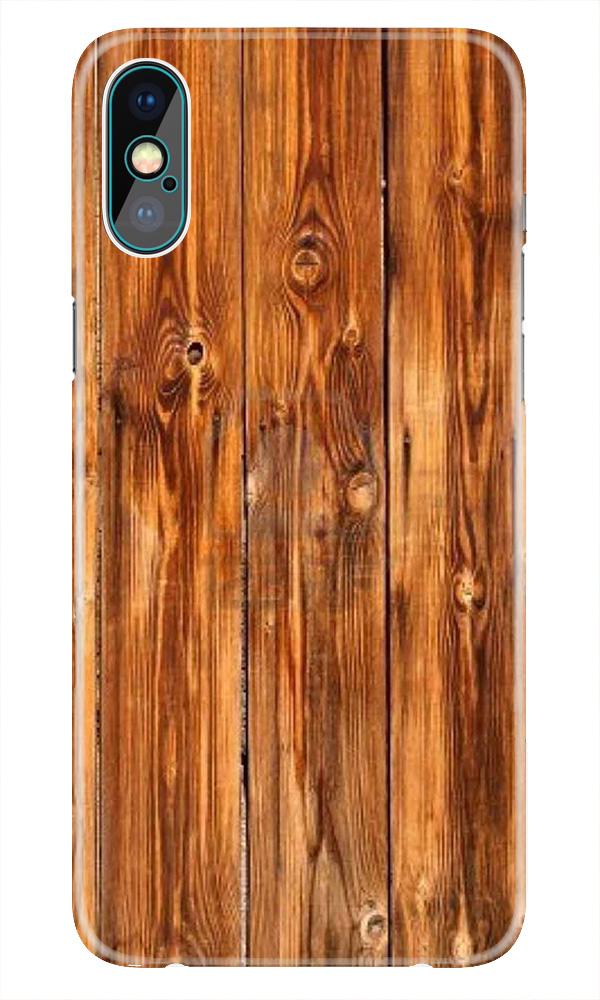 Wooden Texture Mobile Back Case for iPhone X  (Design - 376)