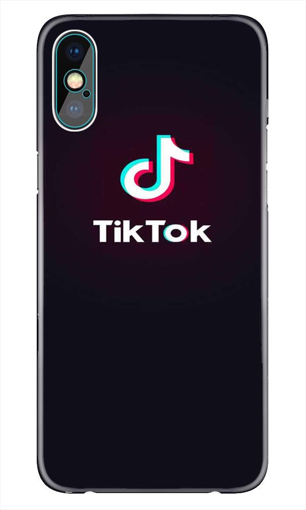 Tiktok Mobile Back Case for iPhone X  (Design - 396)