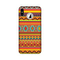 Zigzag line pattern Case for iPhone X logo cut