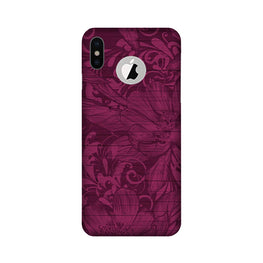 Purple Backround Case for iPhone X logo cut