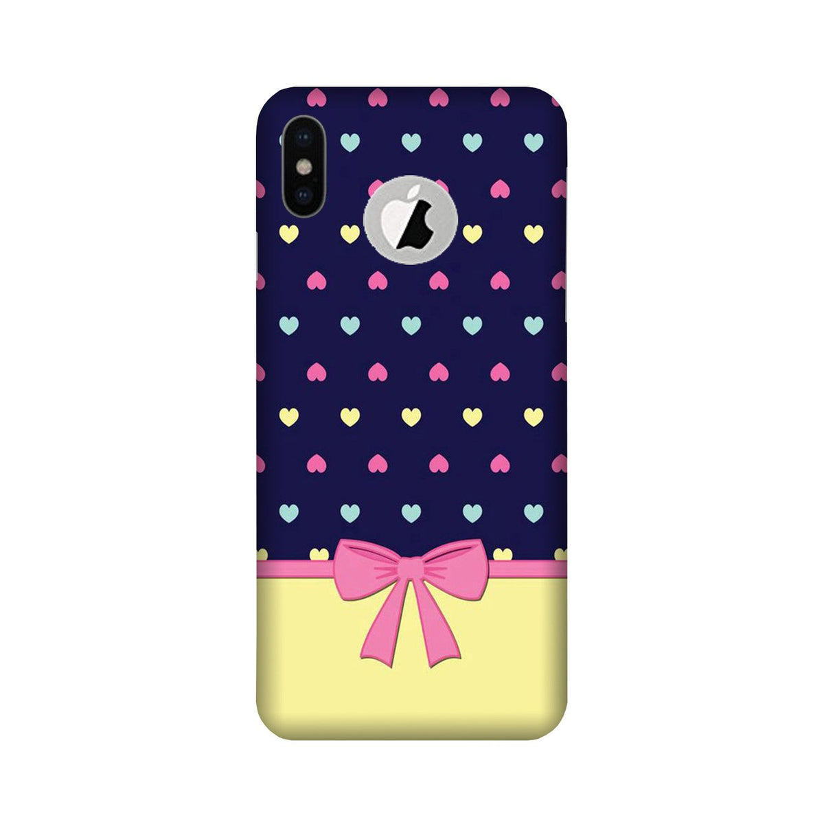 Gift Wrap5 Case for iPhone X logo cut