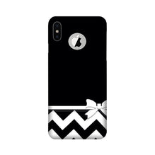 Gift Wrap7 Mobile Back Case for iPhone X logo cut (Design - 49)