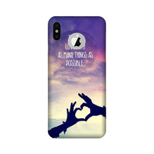 Fall in love Mobile Back Case for iPhone X logo cut (Design - 50)