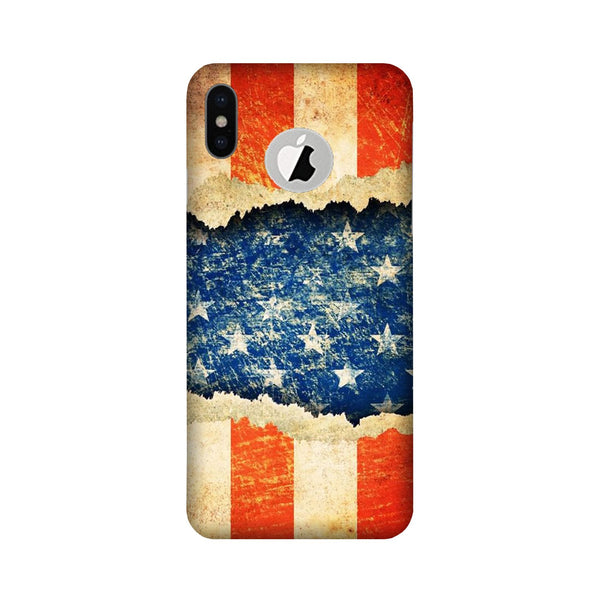United Kingdom Case for iPhone X logo cut