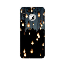 Party Bulb Mobile Back Case for iPhone X logo cut (Design - 72)