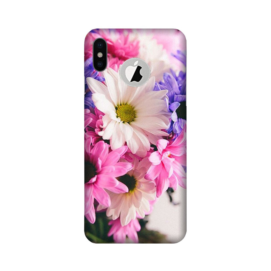 Coloful Daisy Case for iPhone X logo cut