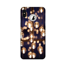 Party Bulb2 Mobile Back Case for iPhone X logo cut (Design - 77)