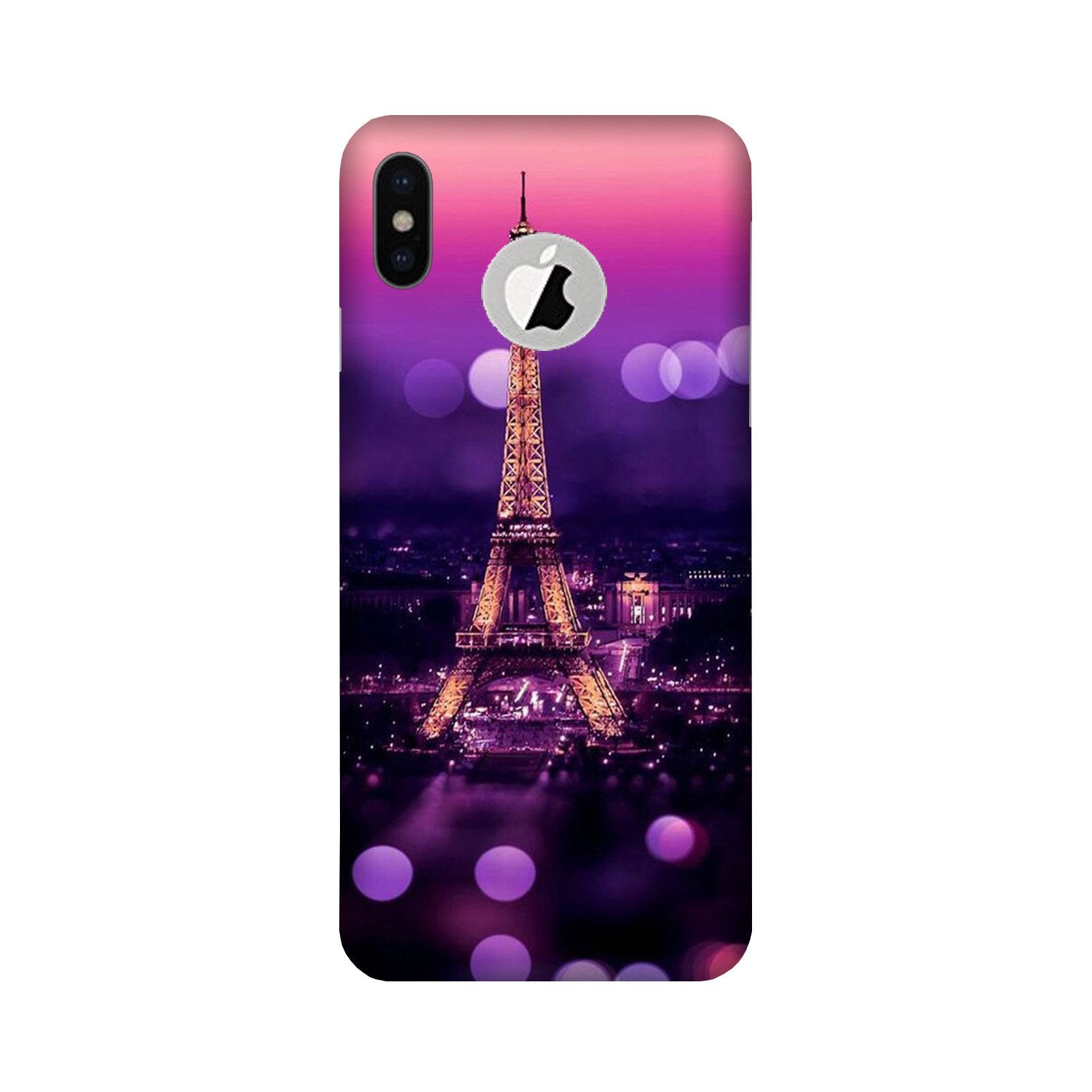 Eiffel Tower Case for iPhone X logo cut