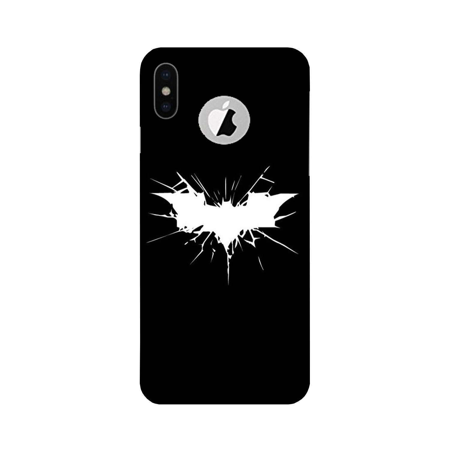 Batman Superhero Case for iPhone X logo cut  (Design - 119)