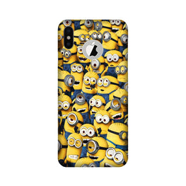 Minions Case for iPhone X logo cut(Design - 126)