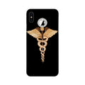 Doctor Logo Case for iPhone X logo cut  (Design - 134)