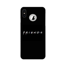 Friends Mobile Back Case for iPhone X logo cut  (Design - 143)