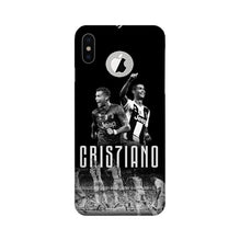 Cristiano Mobile Back Case for iPhone X logo cut  (Design - 165)