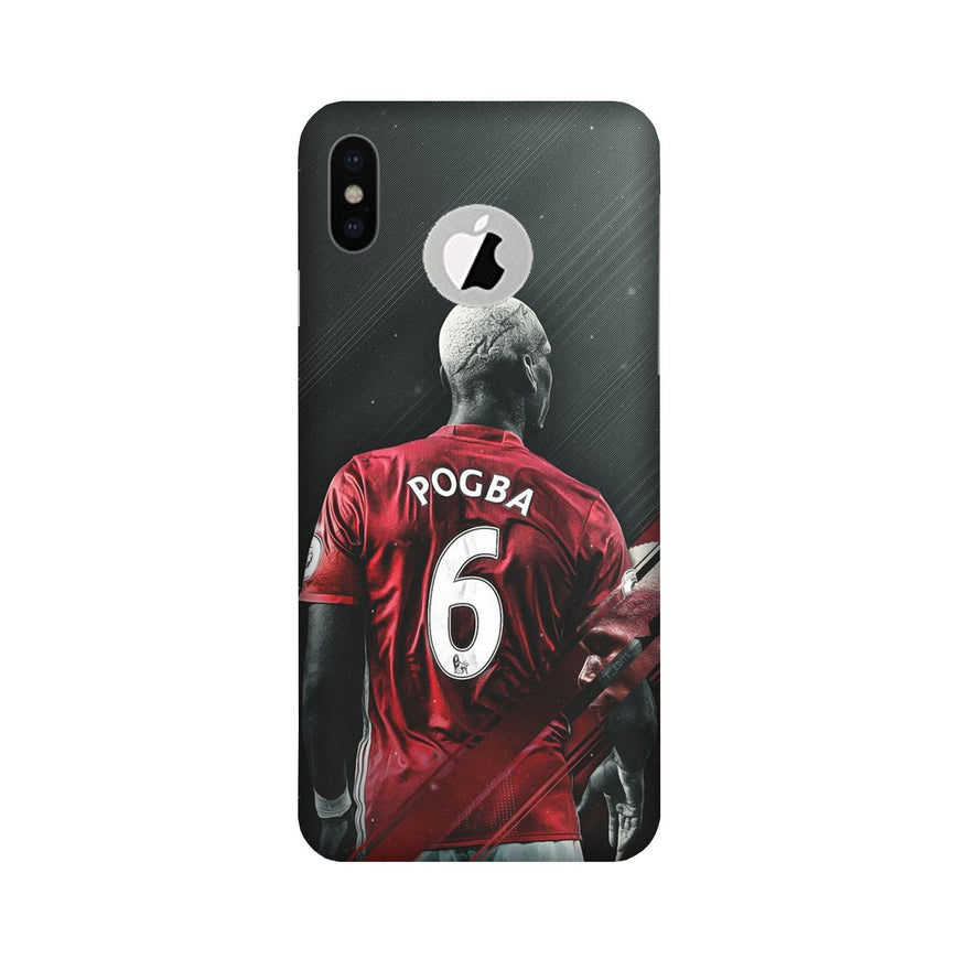 Pogba Case for iPhone X logo cut  (Design - 167)