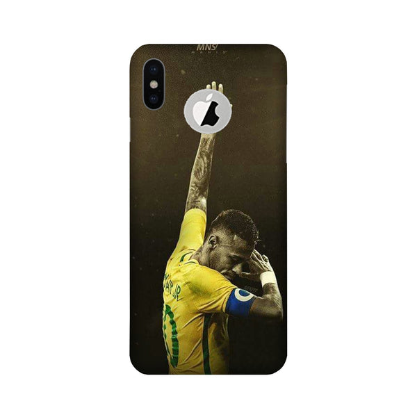 Neymar Jr Case for iPhone X logo cut  (Design - 168)