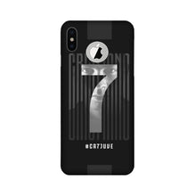 Cristiano Mobile Back Case for iPhone X logo cut  (Design - 175)