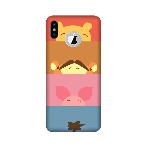 Cartoon Case for iPhone X logo cut (Design - 183)